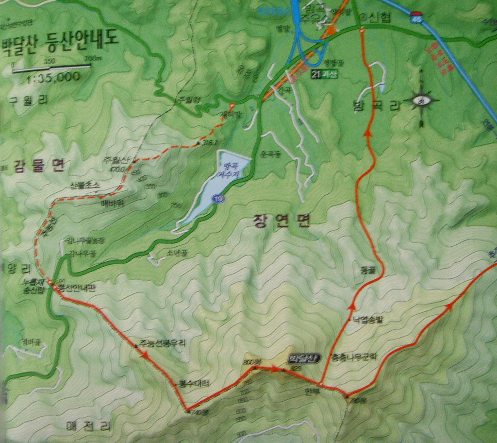 [국도19] 괴산군 방곡리 이미지